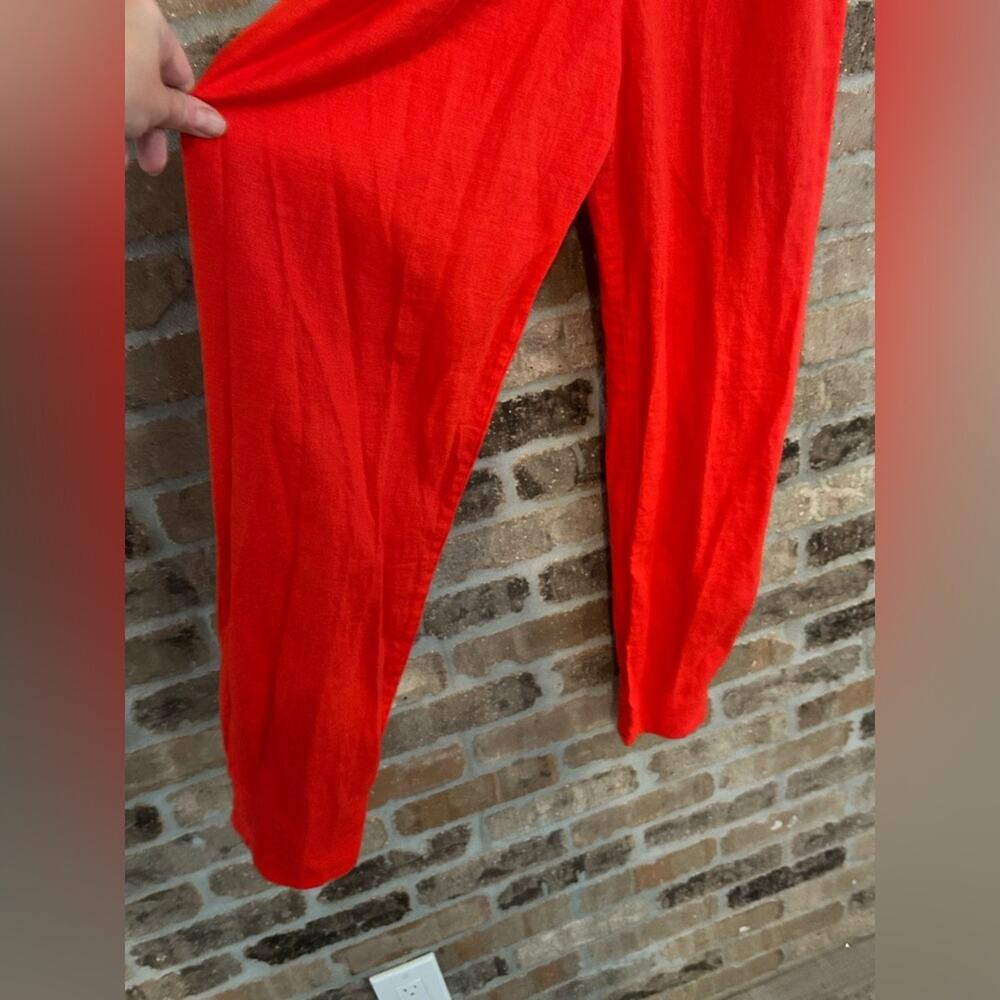 FARM Rio Red Short-Sleeve Jumpsuit - Picture 7 of 14